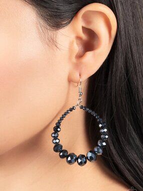 Paparazzi Jewelry Accessories - Astral Aesthetic - Blue Earrings - Vintage